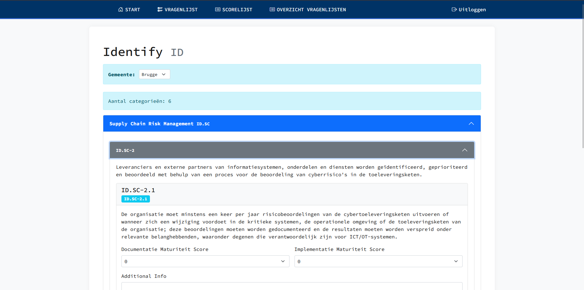 Questionnaire detail