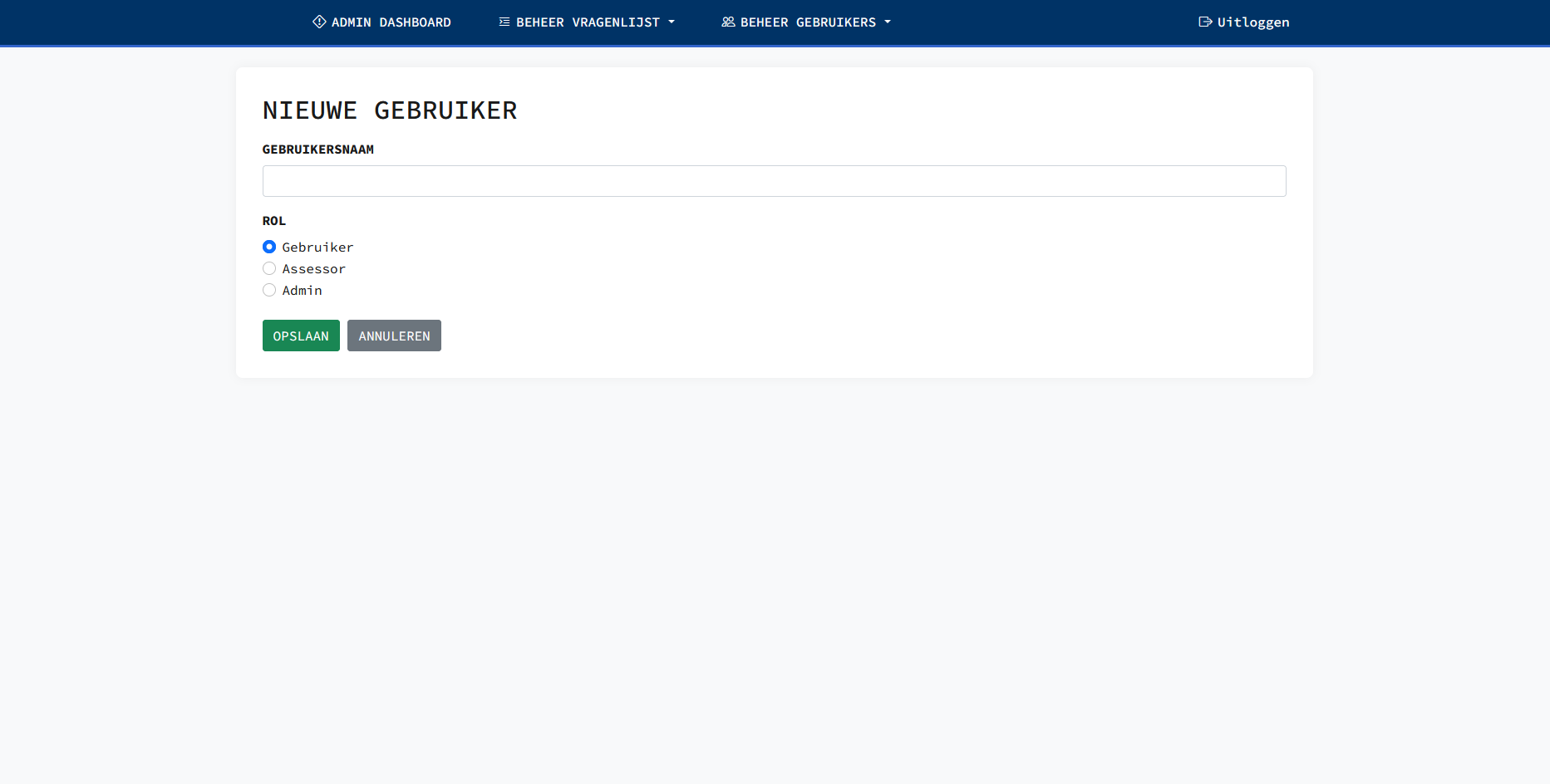 Create new user