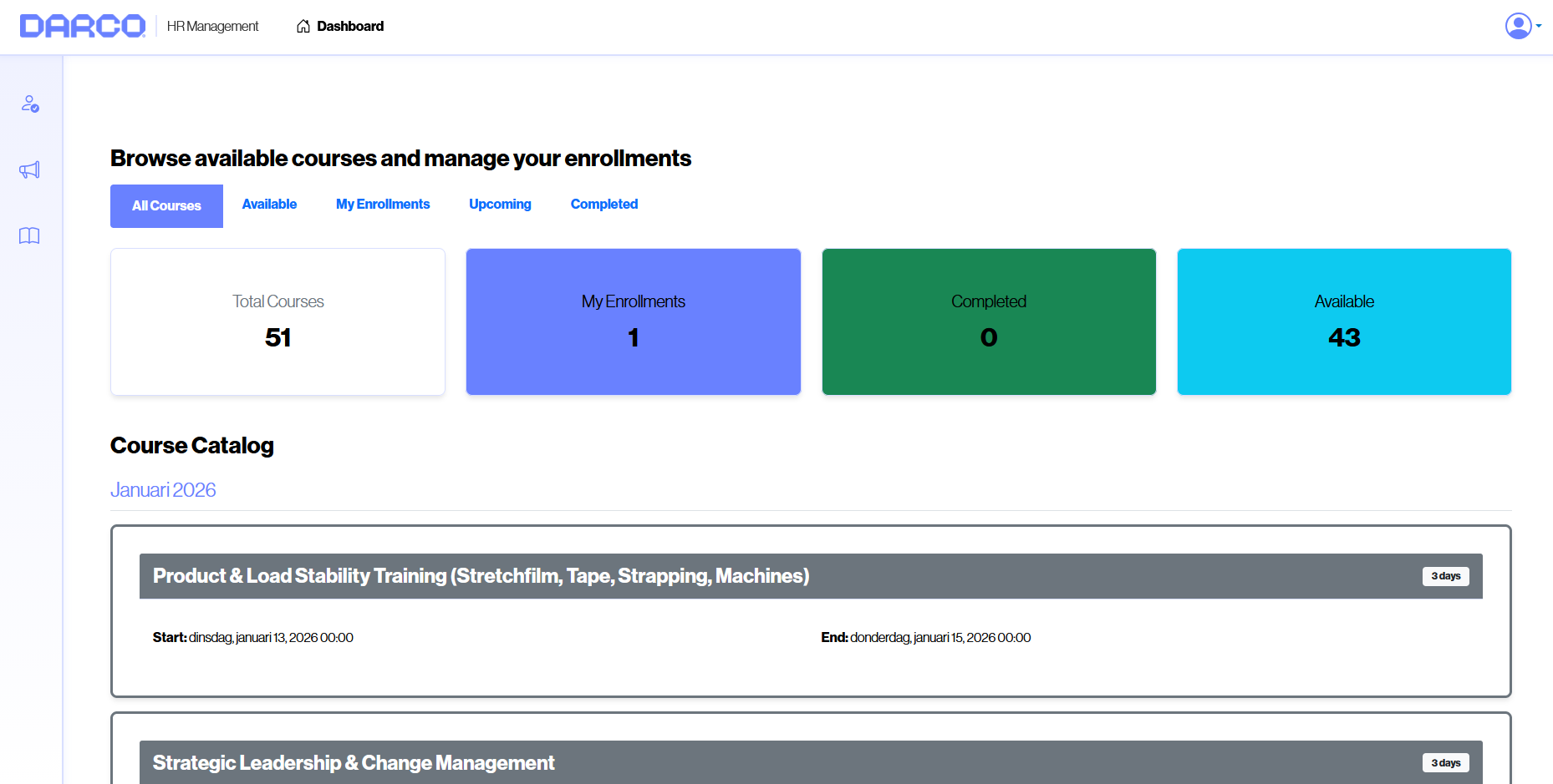 Employee — Course overview